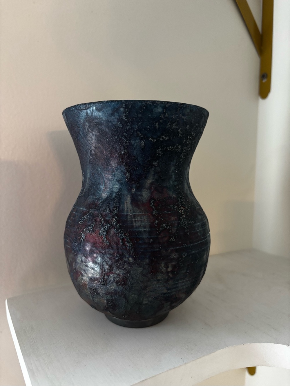 Handcrafted Raku Vase - Picture 4 of 10